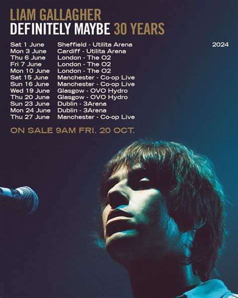 liam gallagher definitely maybe tour dates